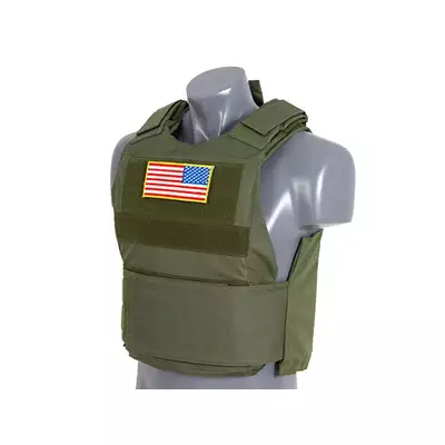[Zestaw] Kamizelka Delta Soft Body Armor - OLIVE [8FIELDS] + Kabura mocowana na rzep - olive [8FIELDS]