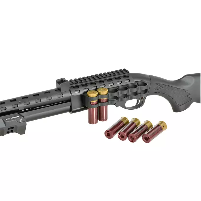 [Zestaw] Replika strzelby Strike Industries Licensed M870 - Black [EMG] + Miniaturowy Celownik Pistoletowy / karabinowy - Black [JJ Airsoft]