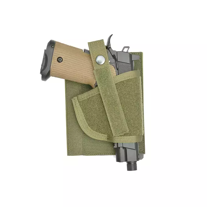 [Zestaw] Kamizelka Delta Soft Body Armor - OLIVE [8FIELDS] + Kabura mocowana na rzep - olive [8FIELDS]