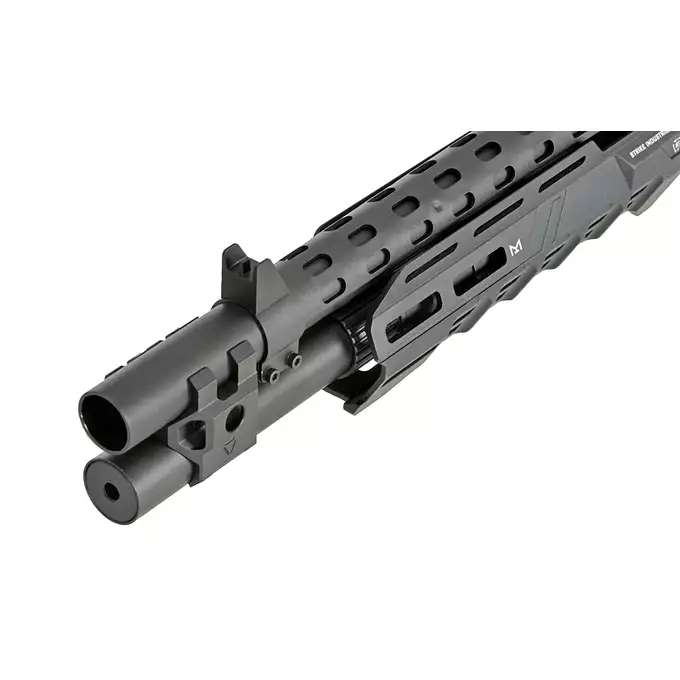 [Zestaw] Replika strzelby Strike Industries Licensed M870 - Black [EMG] + Miniaturowy Celownik Pistoletowy / karabinowy - Black [JJ Airsoft]