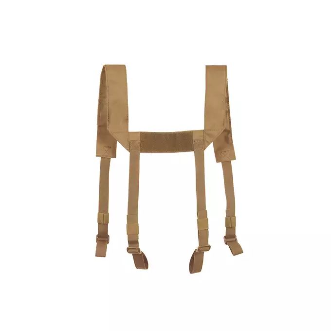[Zestaw] Bojowy pas biodrowy MOLLE (XL) - Coyote Brown [8FIELDS PREMIUM] + Uniwersalne szelki taktyczne do pasa - Coyote [8FIELDS]