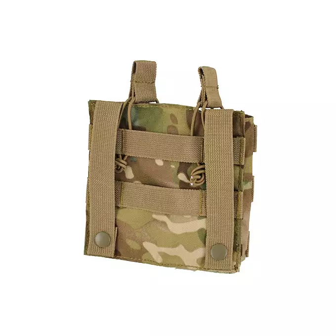 [Zestaw] Mały modularny panel udowy - Multicam [8FIELDS] + Otwarta podwójna ładownica na magazynki 5.56 - Multicamo [8FIELDS]
