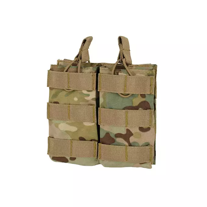 [Zestaw] Mały modularny panel udowy - Multicam [8FIELDS] + Otwarta podwójna ładownica na magazynki 5.56 - Multicamo [8FIELDS]