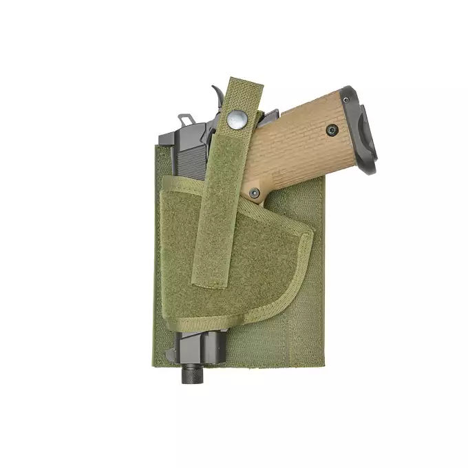 [Zestaw] Kamizelka Delta Soft Body Armor - OLIVE [8FIELDS] + Kabura mocowana na rzep - olive [8FIELDS]