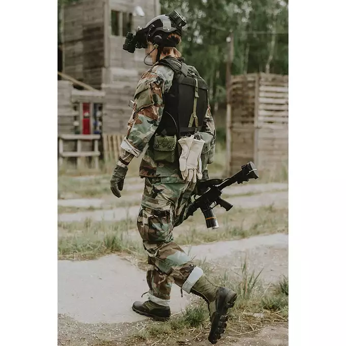 [Zestaw] Kamizelka Delta Soft Body Armor - OLIVE [8FIELDS] + Kabura mocowana na rzep - olive [8FIELDS]
