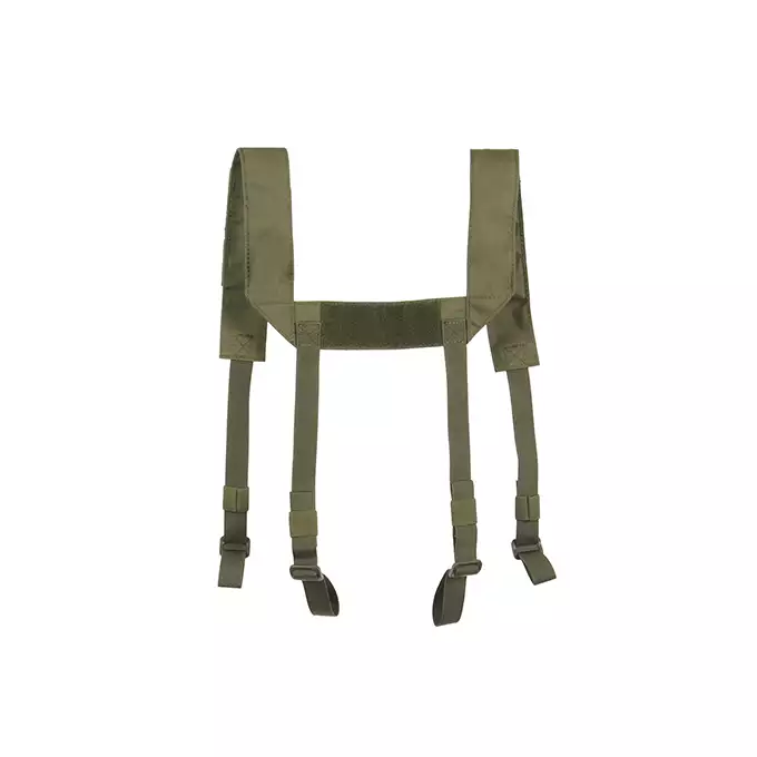 [Zestaw] Bojowy pas biodrowy MOLLE (L) - Olive [8FIELDS PREMIUM] + Uniwersalne szelki taktyczne do pasa - Olive [8FIELDS]
