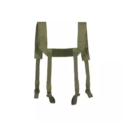 [Zestaw] Bojowy pas biodrowy MOLLE (XXL) - Olive [8FIELDS PREMIUM] + Uniwersalne szelki taktyczne do pasa - Olive [8FIELDS]