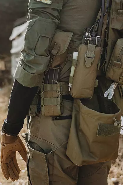 Rigid Combat Belt MOLLE (M) - Olive [8FIELDS]