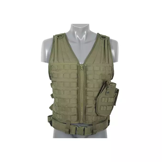 Lightweight MOLLE Tactical Vest - Olive [8FIELDS] | Taiwangun