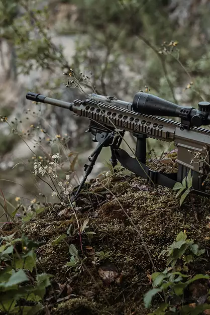 Adjustable 6-Level Bipod with RIS Rail Adapter [Rokstad]