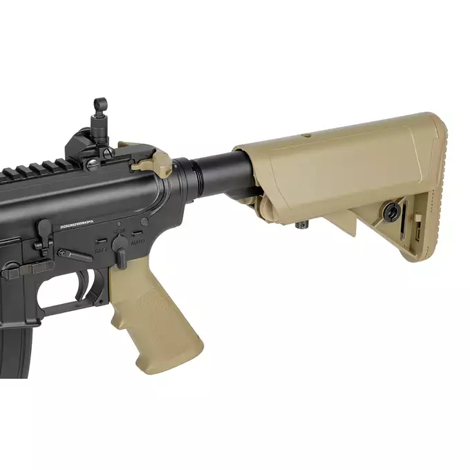 [Zestaw] Karabinek MC6595M (Zasilany Green Gazem) - Tan [Golden Eagle] + Luneta VICTOPTICS S6 1-6X24 - COYOTE FDE [Vector Optics]