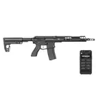 [Zestaw] Replika karabinka M920A Aeroknox AX//15 ETU Wireless [DE] + Magazynek Mid-Cap na 220 kulek do AR15/M4/M16 -  Black [DE]