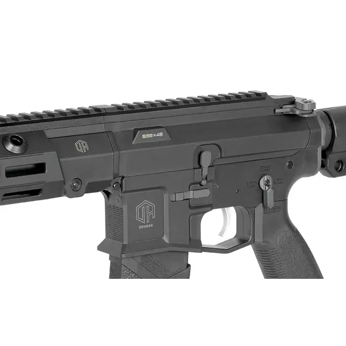 [Zestaw] M923C Replika karabinu szturmowego DEX556 ETU Wireless [DE] + Maverick-II Plus 1x22 SOL Solar Power Red Dot Sight - black [Vector Optics]