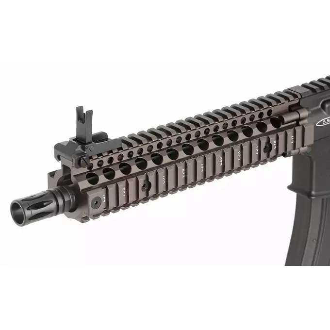 [Zestaw] Replika gazowa karabinka Daniel Defense MK18 - Tan [EMG] + Magazynek na Green Gaz do karabinków MC6593M/MC6595M [Golden Eagle]