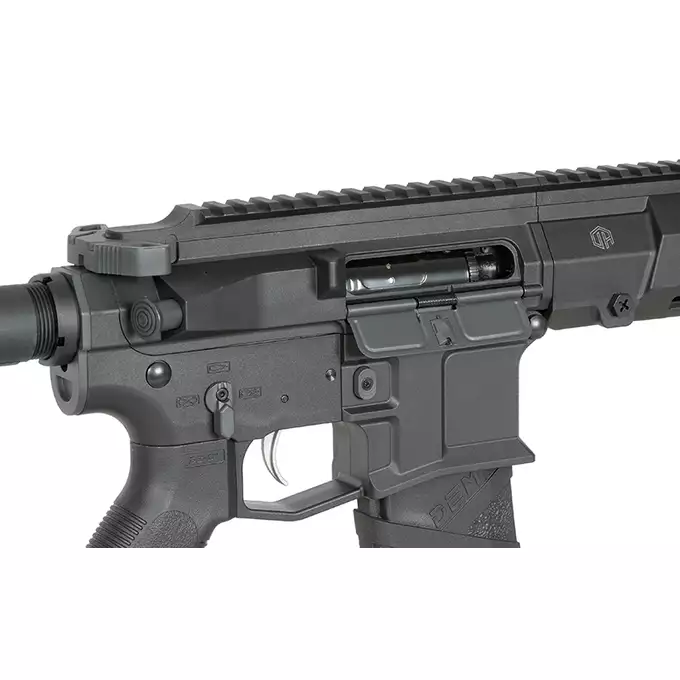 [Zestaw] M923C Replika karabinu szturmowego DEX556 ETU Wireless [DE] + Maverick-II Plus 1x22 SOL Solar Power Red Dot Sight - black [Vector Optics]