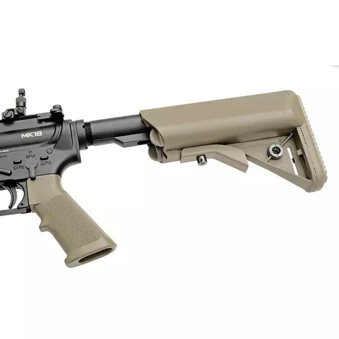 [Zestaw] Replika gazowa karabinka Daniel Defense MK18 - Tan [EMG] + Luneta VICTOPTICS S6 1-6X24 - COYOTE FDE [Vector Optics]
