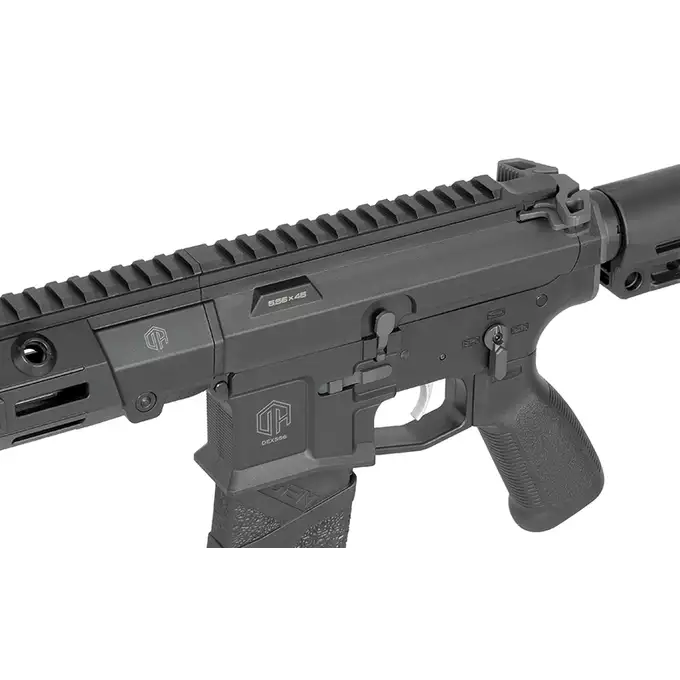 [Zestaw] M923C Replika karabinu szturmowego DEX556 ETU Wireless [DE] + Maverick-II Plus 1x22 SOL Solar Power Red Dot Sight - black [Vector Optics]