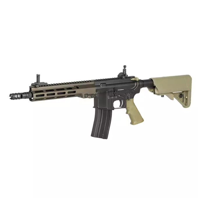 [Zestaw] Karabinek MC6595M (Zasilany Green Gazem) - Tan [Golden Eagle] + Magazynek na Green Gaz do karabinków MC6593M/MC6595M [Golden Eagle]