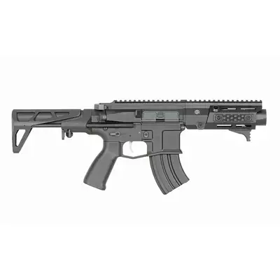 [Zestaw] Karabinek ASG M923A DEK762 7.62 / 300 BLK Falcon 3.0 ETU - Black [Double Eagle] + Maverick-II Plus 1x22 SOL Solar Power Red Dot Sight - black [Vector Optics]