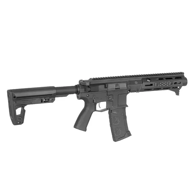 [Zestaw] M923C Replika karabinu szturmowego DEX556 ETU Wireless [DE] + Maverick-II Plus 1x22 SOL Solar Power Red Dot Sight - black [Vector Optics]