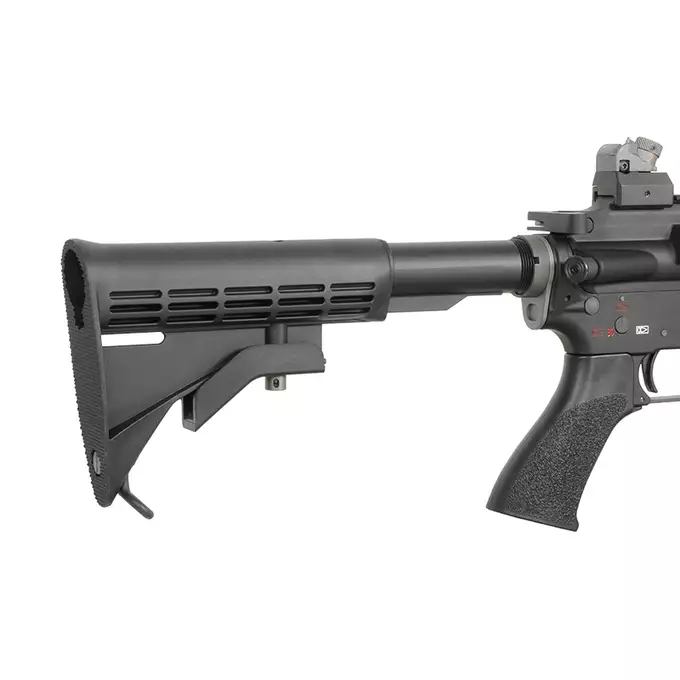 [Zestaw] Replika airsoftowa 4168 GBBR V3 - black [WE] + Magazynek V3 gazowy do WE-M4/SCR/4168 z systemem open bolt  [WE]