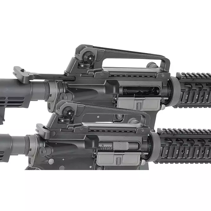 [Zestaw] WE-M4 CQB GBBR V3 - black [WE] + Magazynek V3 gazowy do WE-M4/SCR/4168 z systemem open bolt  [WE]