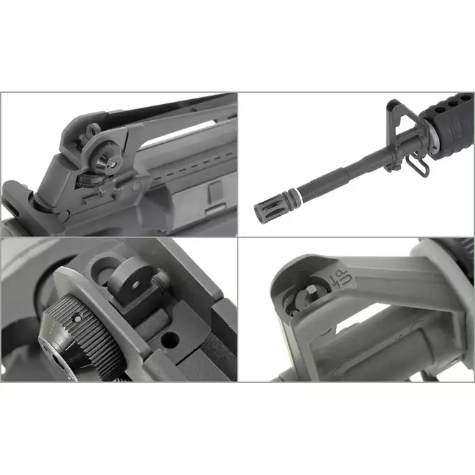 [Zestaw] WE-M4 GBBR V3- black [WE] + Magazynek V3 gazowy do WE-M4/SCR/4168 z systemem open bolt  [WE]