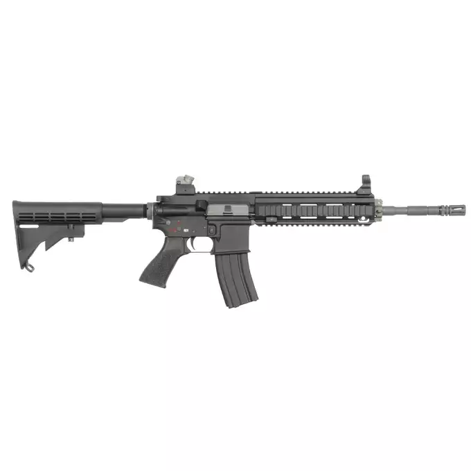 [Zestaw] Replika airsoftowa 4168 GBBR V3 - black [WE] + Magazynek V3 gazowy do WE-M4/SCR/4168 z systemem open bolt  [WE]