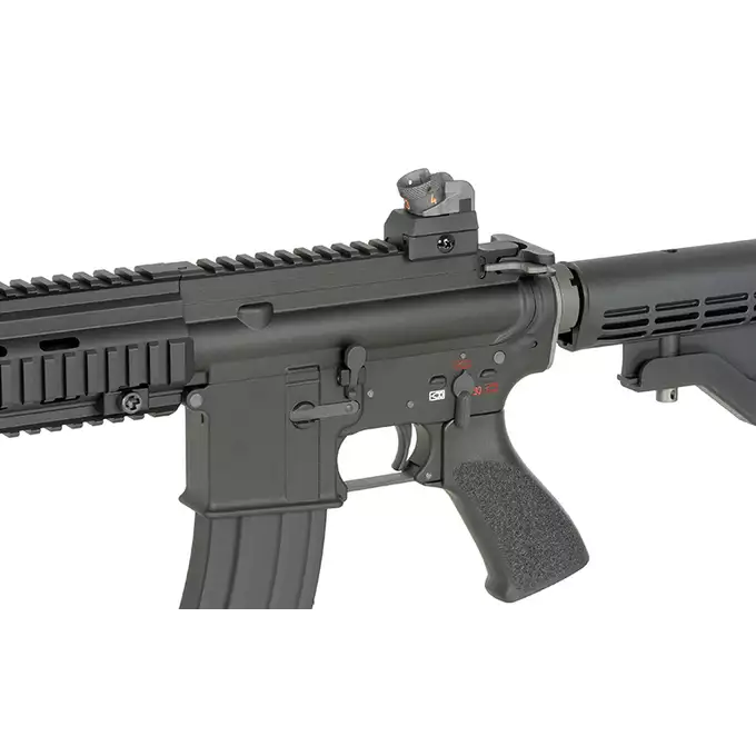 [Zestaw] Replika airsoftowa 4168 GBBR V3 - black [WE] + Magazynek V3 gazowy do WE-M4/SCR/4168 z systemem open bolt  [WE]