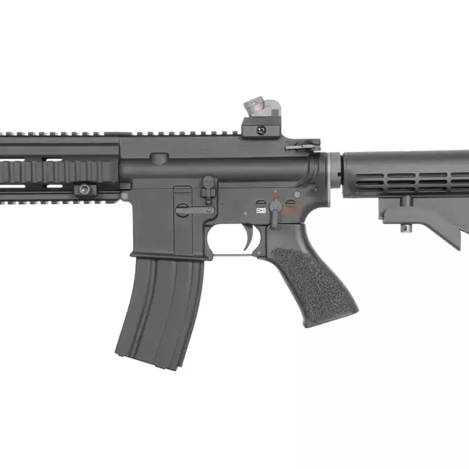 [Zestaw] Replika airsoftowa 4168 GBBR V3 - black [WE] + Magazynek V3 gazowy do WE-M4/SCR/4168 z systemem open bolt  [WE]