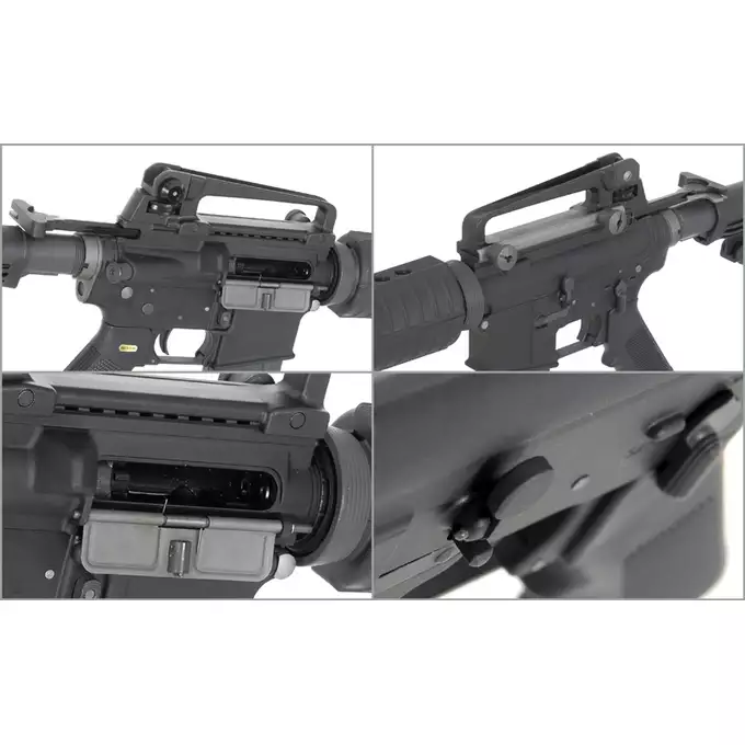 [Zestaw] WE-M4 GBBR V3- black [WE] + Magazynek V3 gazowy do WE-M4/SCR/4168 z systemem open bolt  [WE]
