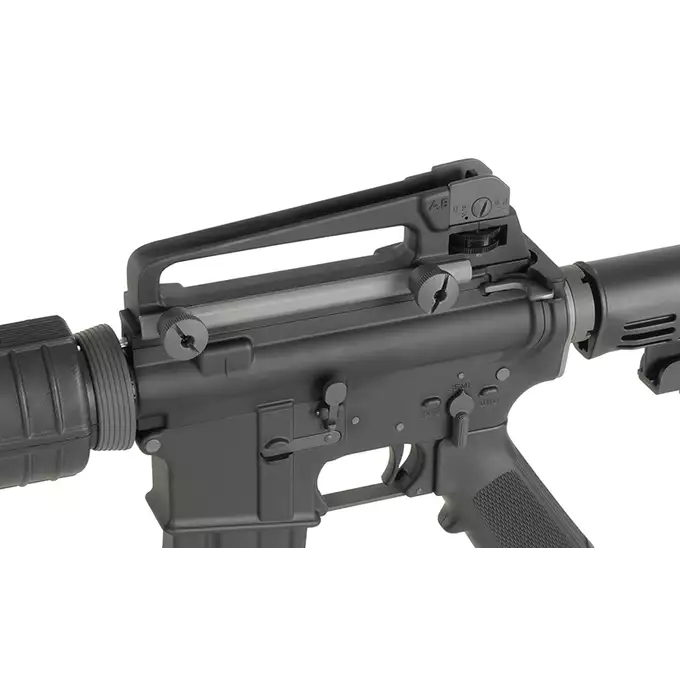 [Zestaw] Replika airsoftowa M4 GBBR V3 - black [WE] + Magazynek V3 gazowy do WE-M4/SCR/4168 z systemem open bolt  [WE]