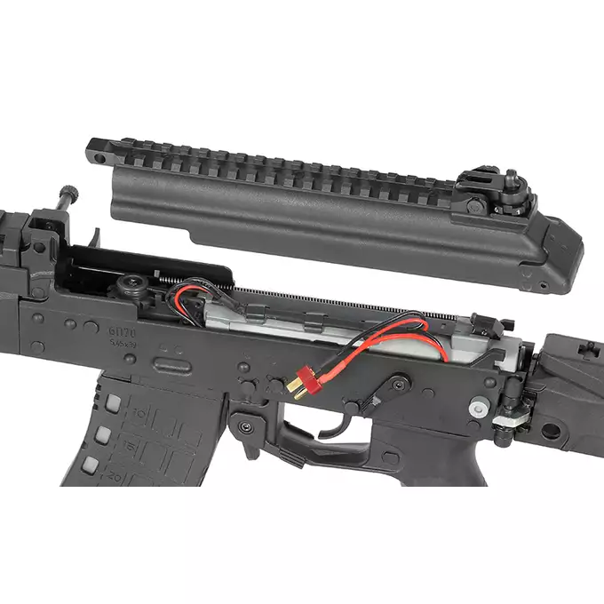 [Zestaw] WE09K replika karabinu szturmowego [WELL PRO] + Pokrowiec podwójny na broń 103cm - black [8FIELDS]