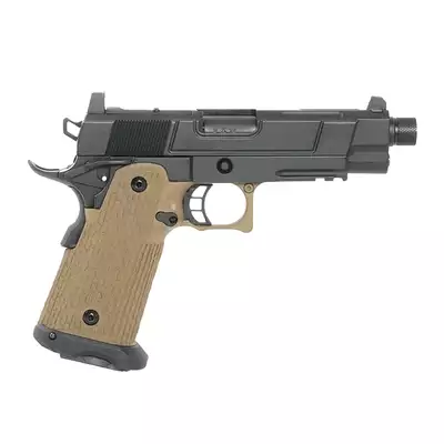 [Zestaw] R504 - Tan [Army Armament] + Elastyczna kabura na pistolet - Coyote [8FIELDS]