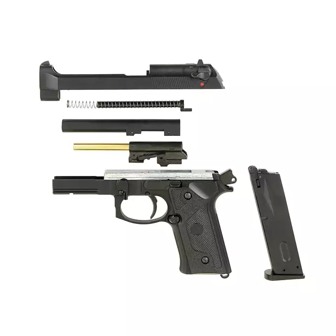 [Zestaw] LS9 Vertec GBB [LS] + Elastyczna kabura na pistolet - Coyote [8FIELDS]