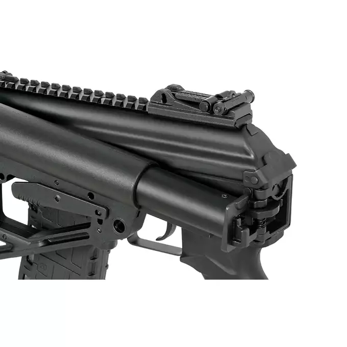 [Zestaw] AT-AK12-PE z trybem 2-strzałowym [Arcturus] + Magazynek DMAG o zmiennej pojemności 30/130 kulek do AK12/AK74 - BK