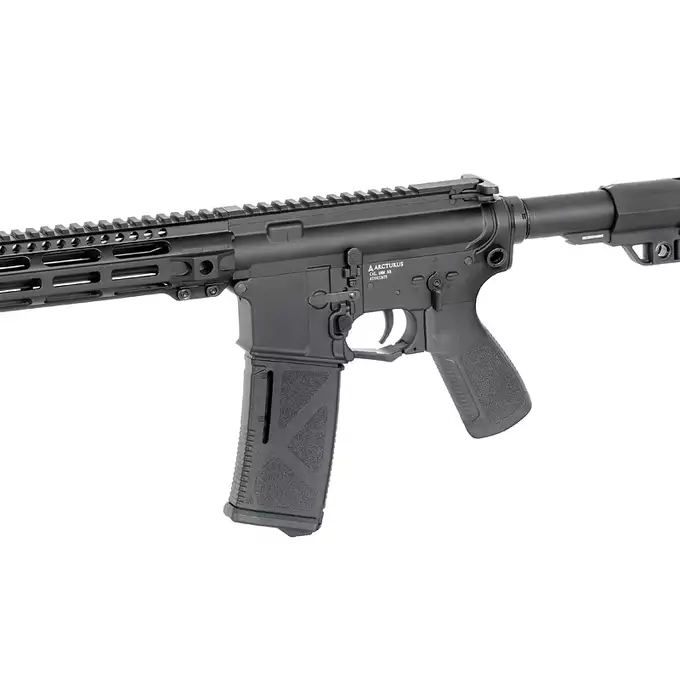 [Zestaw] AR15 E3 Rifle AT-AR07 [Arcturus] + MAGAZYNEK O ZMIENNEJ POJEMNOŚCI 30/130 KULEK DO M4/M16 - BLACK [Arcturus]