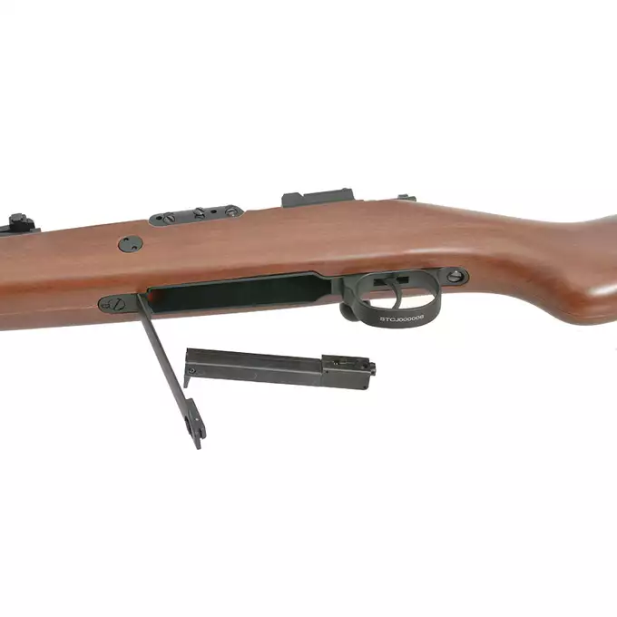 [Zestaw] Replika karabinu powtarzalnego Kar98k - ABS Stock [S&amp;T] + Pokrowiec na broń do długości 120 cm - black [8FIELDS]