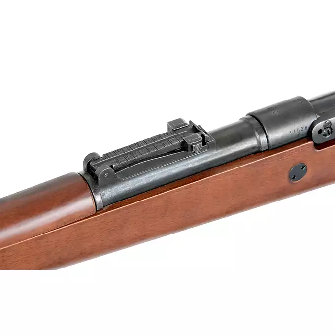 [Zestaw] Replika karabinu powtarzalnego Kar98k - Real Wood [S&amp;T] + Pokrowiec na broń do długości 120 cm - black [8FIELDS]