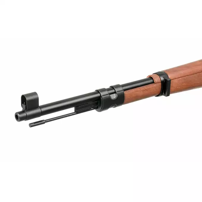[Zestaw] Replika karabinka WWII KAR98K (Wood Stock Version) [Double Bell] + Pokrowiec na broń do długości 120 cm - black [8FIELDS]