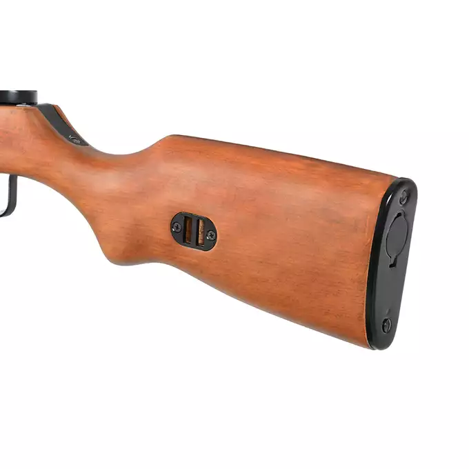 [Zestaw] Replika pistoletu maszynowego PPSz - Real Wood [S&amp;T] + Pokrowiec na broń do długości 96cm - BLACK [8FIELDS]