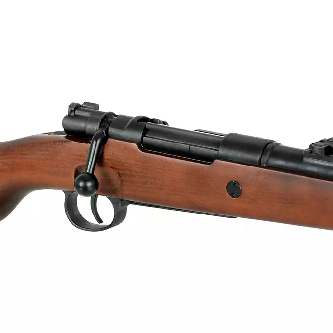 [Zestaw] Replika karabinu powtarzalnego Kar98k - Real Wood [S&amp;T] + Pokrowiec na broń do długości 120 cm - black [8FIELDS]