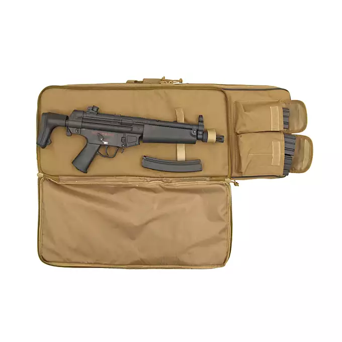 [Zestaw] CM.513 - Tan [CYMA] + Pokrowiec na broń do długości 82 cm - black [8FIELDS]