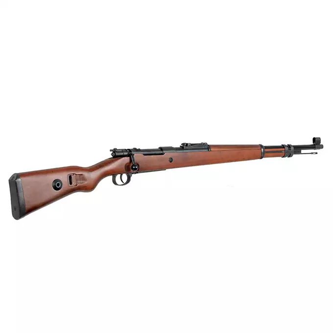 [Zestaw] Replika karabinu powtarzalnego Kar98k - Real Wood [S&amp;T] + Pokrowiec na broń do długości 120 cm - black [8FIELDS]