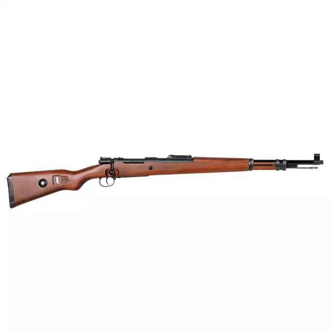 [Zestaw] Replika karabinu powtarzalnego Kar98k - Real Wood [S&amp;T] + Pokrowiec na broń do długości 120 cm - black [8FIELDS]