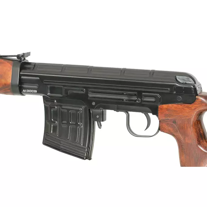 [Zestaw] Replika elektryczna karabinu wyborowego SWD - Real Wood [A&amp;K] + Stalowy Dwójnóg do Karabinow SVD [BattleAxe]