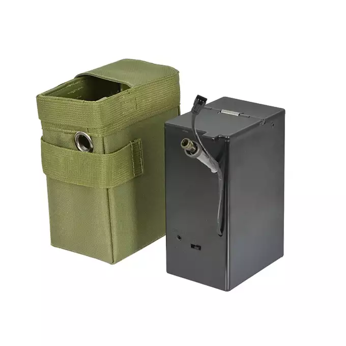 [Zestaw] Replika karabinu maszynowego MK43 Mod0 Navy Seals [A&amp;K] + Elektryczny magazynek pudełkowy do M60/MK43 3500 Kulek [A&amp;K]