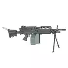 [Zestaw] Replika karabinu maszynowego MK46 MOD 0 Sports Line [A&amp;K] + Elektryczny magazynek pudełkowy 6000 kulek M249 - Olive [BattleAxe]
