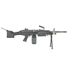 [Zestaw] Replika karabinu maszynowego FN M249 MKII SAW LMG [A&amp;K] + Elektryczny magazynek pudełkowy 6000 kulek M249 - Olive [BattleAxe]