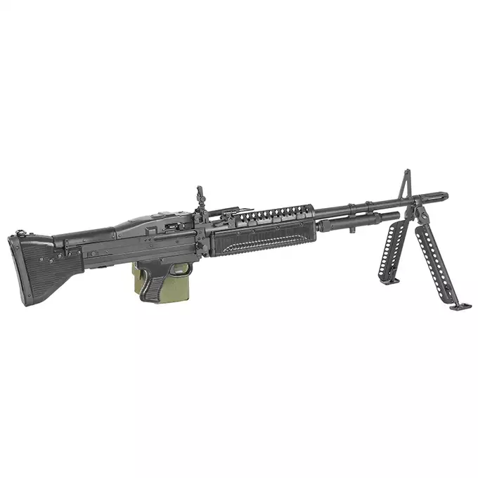 [Zestaw] Replika karabinu maszynowego H.M.G. M60 [A&amp;K] + Elektryczny magazynek pudełkowy do M60/MK43 3500 Kulek [A&amp;K]